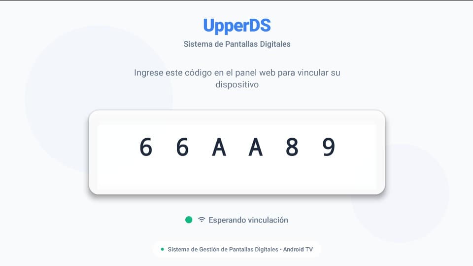 UpperDS App para Android TV